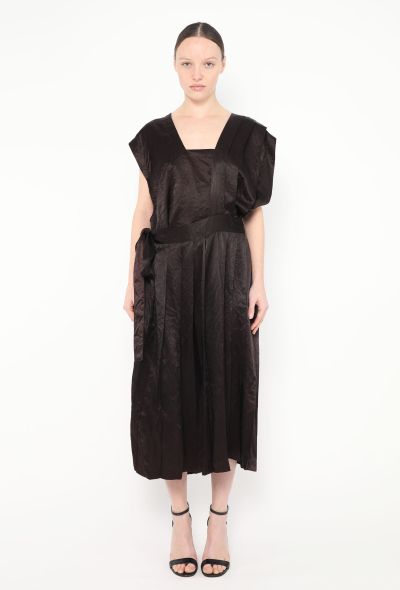Comme des Garçons Early '90s Pleated Wrap Dress - 2 Comme des Garçons Early '90s Pleated Wrap Dress - 2