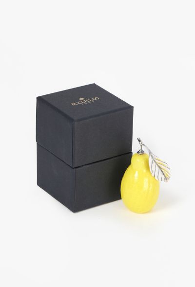 Buccellati Murano Glass Lemon Table Marker - 2