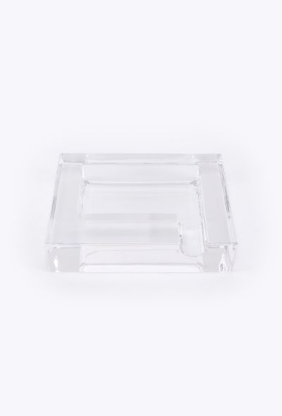 Gucci '90s Crystal 'G' Cigar Ashtray - 1