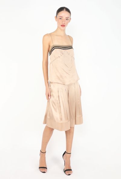Chloé 2005 Embellished Silk Charmeuse Ensemble - 1