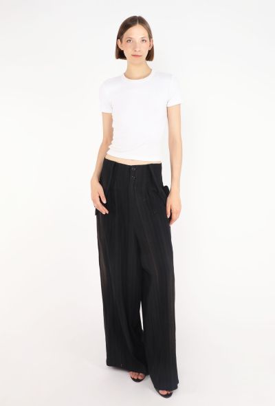 Yohji Yamamoto Y's Jacquard Overall Trousers, 1990s - 2