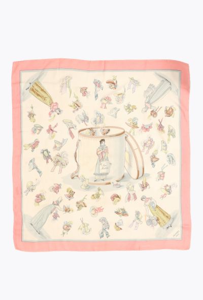 Hermès Rare 1956 'Paris Modistel' 90cm Silk Carré - 1