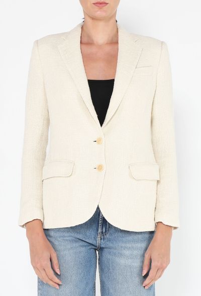 Helmut Lang Tailored Bouclé Tweed Blazer - 1