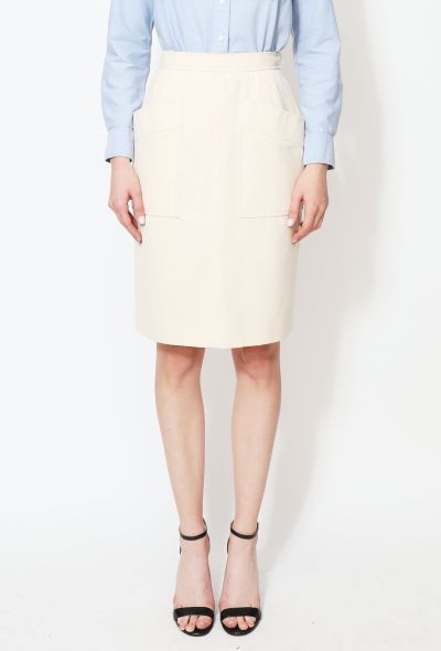 Saint Laurent ‘70s Diagonal Twill Skirt - 2