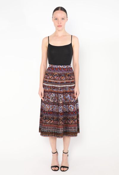 '70s Printed 3-Piece Skirt Ensemble - 2 '70s Printed 3-Piece Skirt Ensemble - 2