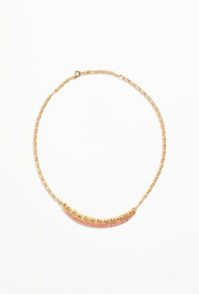                             Vintage Enamel Spiral Necklace - 1