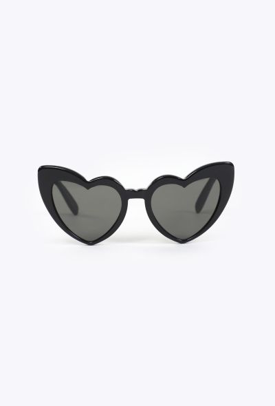 Saint Laurent Loulou Heart-Shaped Sunglasses - 1