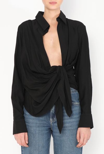 Jacquemus 2022 Draped Wrap Top - 1 Jacquemus 2022 Draped Wrap Top - 1