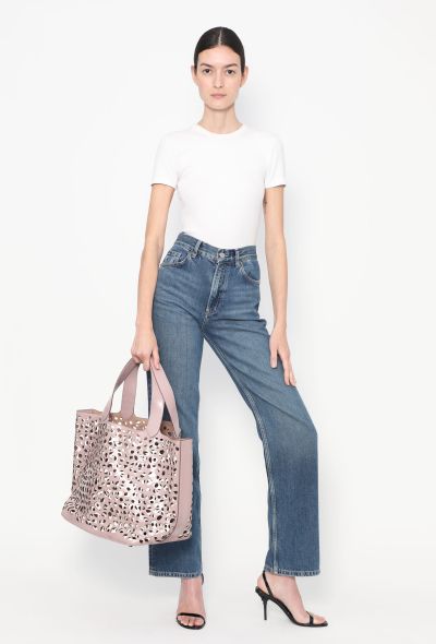 Alaïa Bicolor Laser Cut Tote Bag - 2 Alaïa Bicolor Laser Cut Tote Bag - 2