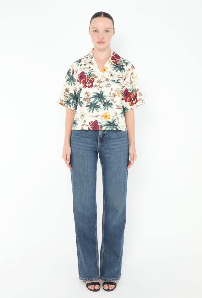 Miu Miu 2024 Tropical Silk Shirt - 2