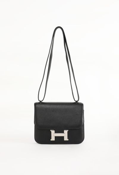 Hermès Black Mini Swift Constance 18 Bag - 1