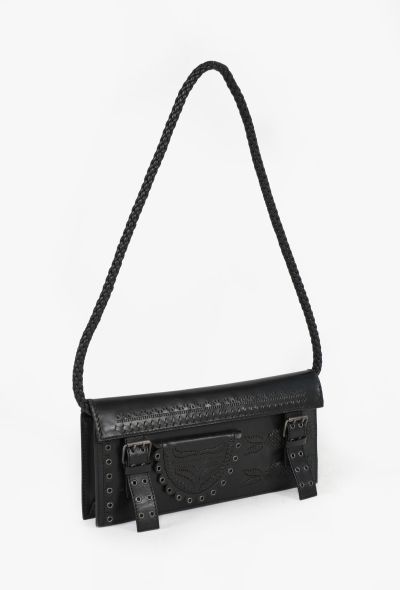Saint Laurent Tom Ford Braided Leather Shoulder Bag, 2001 - 2