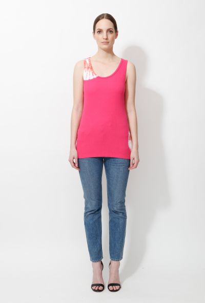                             Calvin Klein S/S 2019 Pink Tie Dye Tank - 1