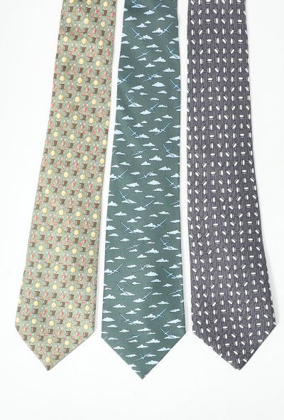 Hermès Set of Vintage Ties - 2