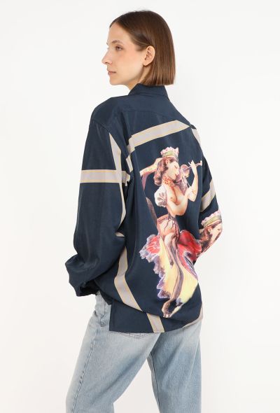Yohji Yamamoto Pin-Up Printed Overshirt, 2002 - 1