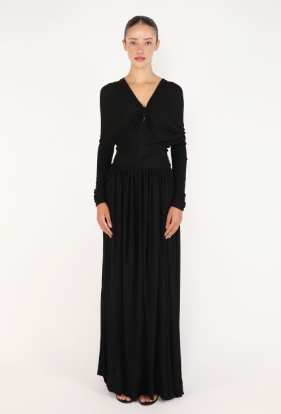 Nina Ricci Vintage Jersey Batwing Gown - 1