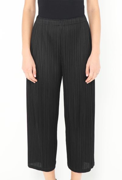 Issey Miyake Pleats Please Cropped Pants - 2 Issey Miyake Pleats Please Cropped Pants - 2