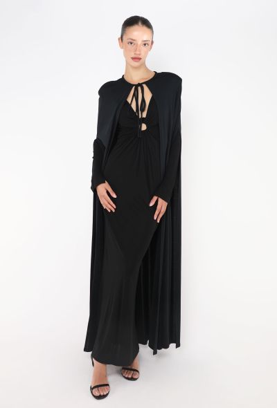 Azzaro COLLECTOR '70s Ruched Gown & Cape Ensemble - 1 Azzaro COLLECTOR '70s Ruched Gown & Cape Ensemble - 1