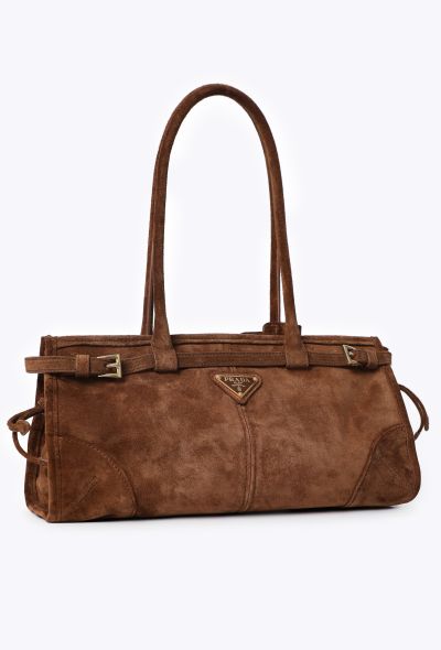 Prada Bonnie Medium Suede Bag, 2025 - 2