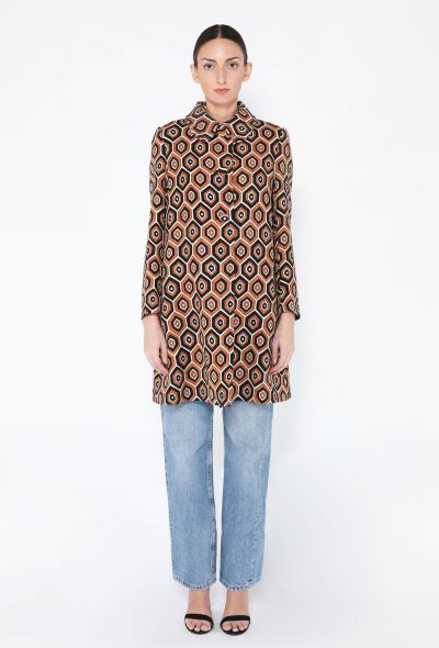 Prada F/W 2012 Graphic Peacoat - 1