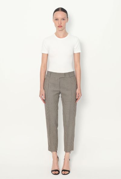 Céline 2011 Tapered Houndstooth Trousers - 1 Céline 2011 Tapered Houndstooth Trousers - 1