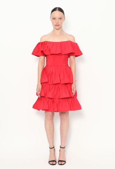 Off-Shoulder Ruffled Dress - 1 Off-Shoulder Ruffled Dress - 1