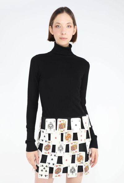 Moschino 1995 Playing Cards Skirt - 1