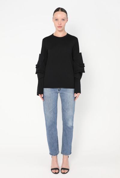Comme des Garçons Ruffled Patchwork Top - 2