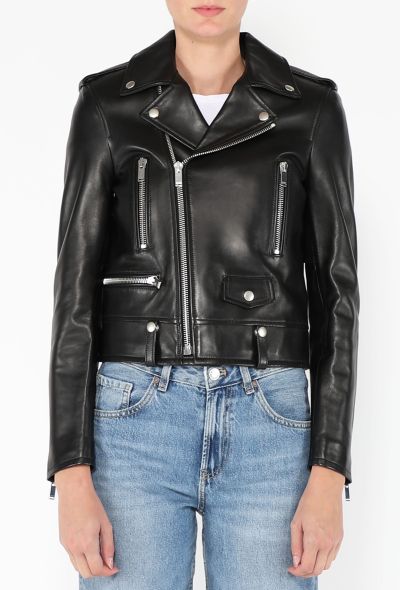 Saint Laurent 2021 Leather Biker Jacket - 1