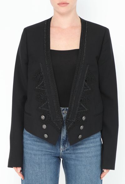 Saint Laurent 2017 Passementerie Trim Jacket - 1 Saint Laurent 2017 Passementerie Trim Jacket - 1