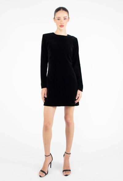Saint Laurent 1996 Velvet A-Line Dress - 1