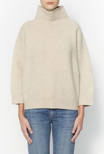                             High Neck Knit Sweater-3