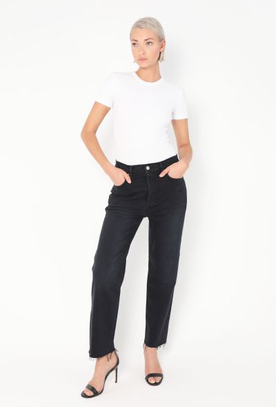 Re/Done '70s Stove Pipe' Jeans Black - 2 Re/Done '70s Stove Pipe' Jeans Black - 2
