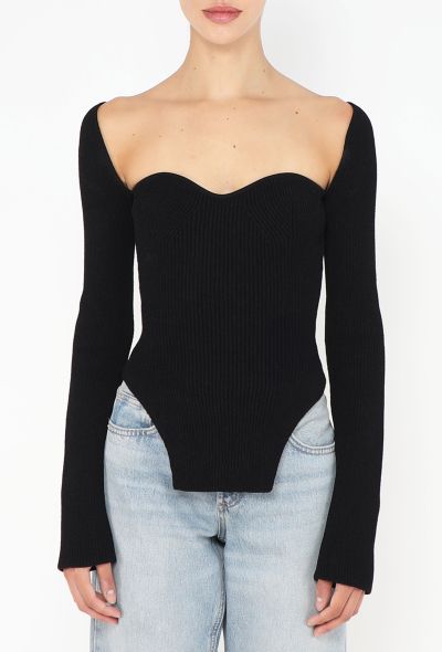 Khaite 2020 Maddy Sculpted Top - 1 Khaite 2020 Maddy Sculpted Top - 1
