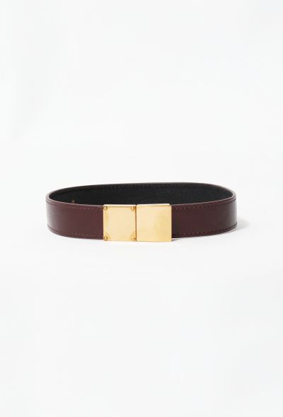                             Double Strap Leather Bracelet - 1