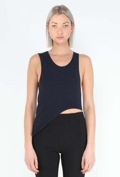 Helmut Lang Rare S/S 2004 Asymmetrical Tank - 1