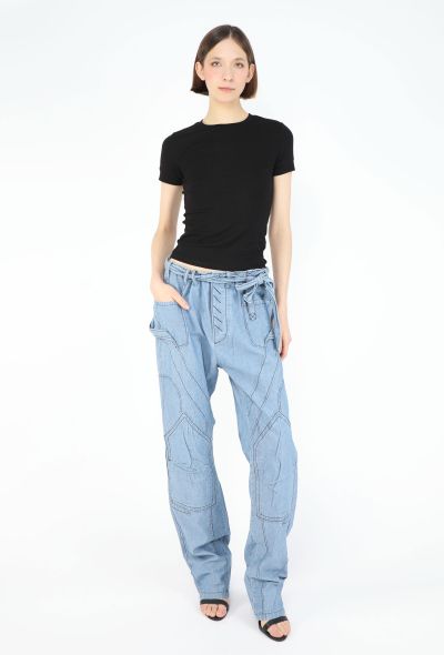 Balenciaga Rare S/S 2002 Patchwork Cargo Pants - 1