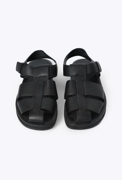 The Row 2023 Leather Fisherman Sandals - 2