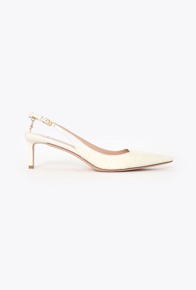 Tom Ford 2023 Angelina Embossed Slingbacks - 1 Tom Ford 2023 Angelina Embossed Slingbacks - 1