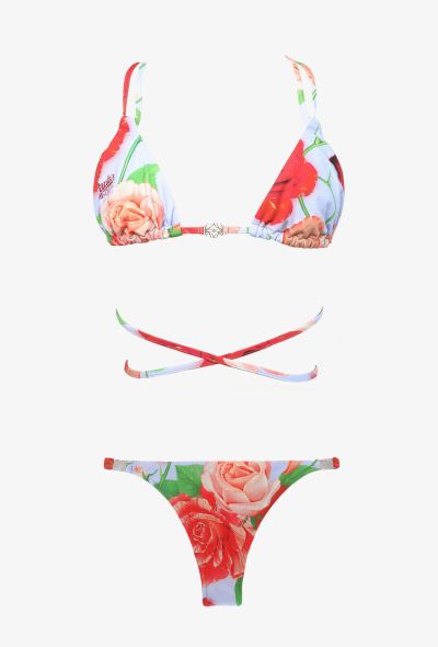 Loewe x Paula's Ibiza 2022 Rose Wrap Bikini - 1