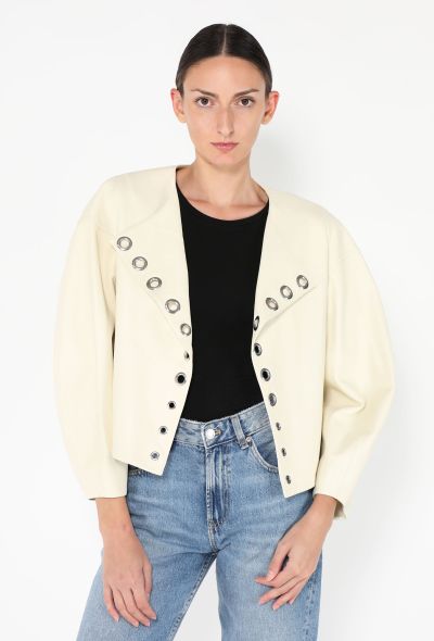 Chloé S/S 2023 Studded Leather Jacket - 1