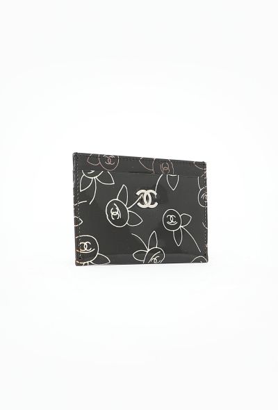 Chanel Floral Patent Card Holder - 2