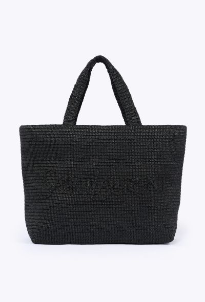 Saint Laurent Raffia Crochet Tote Bag, 2024 - 1