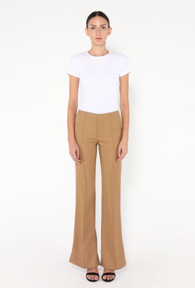 Chloé Pre-Fall 2024 Pintuck Bootcut Trousers - 1