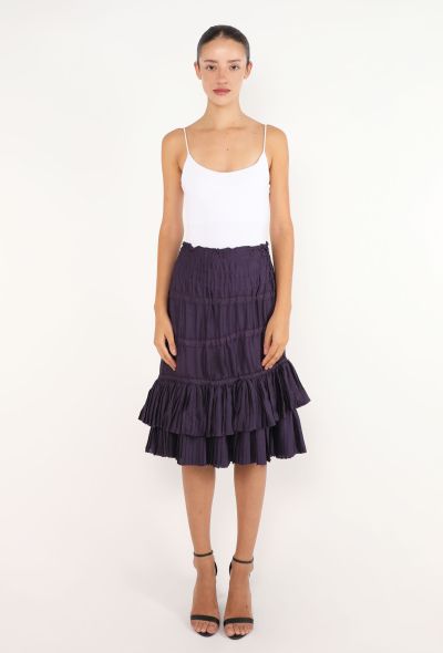 Saint Laurent Pleated Peasant Skirt, F/W 2001 - 1
