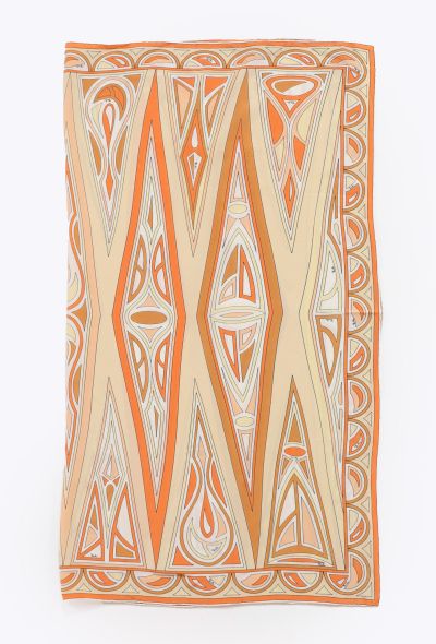 Emilio Pucci '70s Abstract Printed Silk Scarf - 2