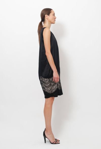                                         Silk Dress with Lace Detailing-2