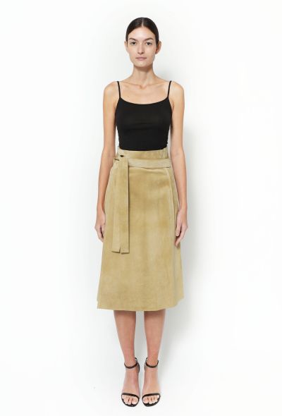                             Suede Wrap Skirt - 1