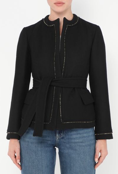 Saint Laurent 2006 Sculpted Belted Jacket - 1