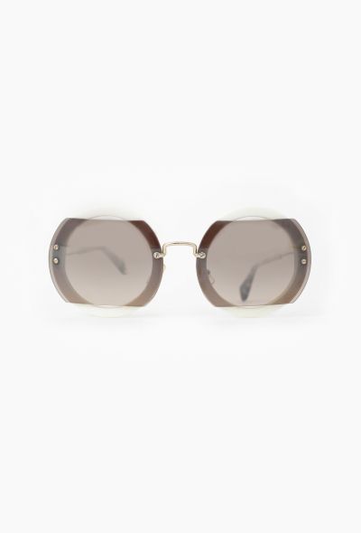 Miu Miu 2018 Evolution Cut-Out Sunglasses - 1